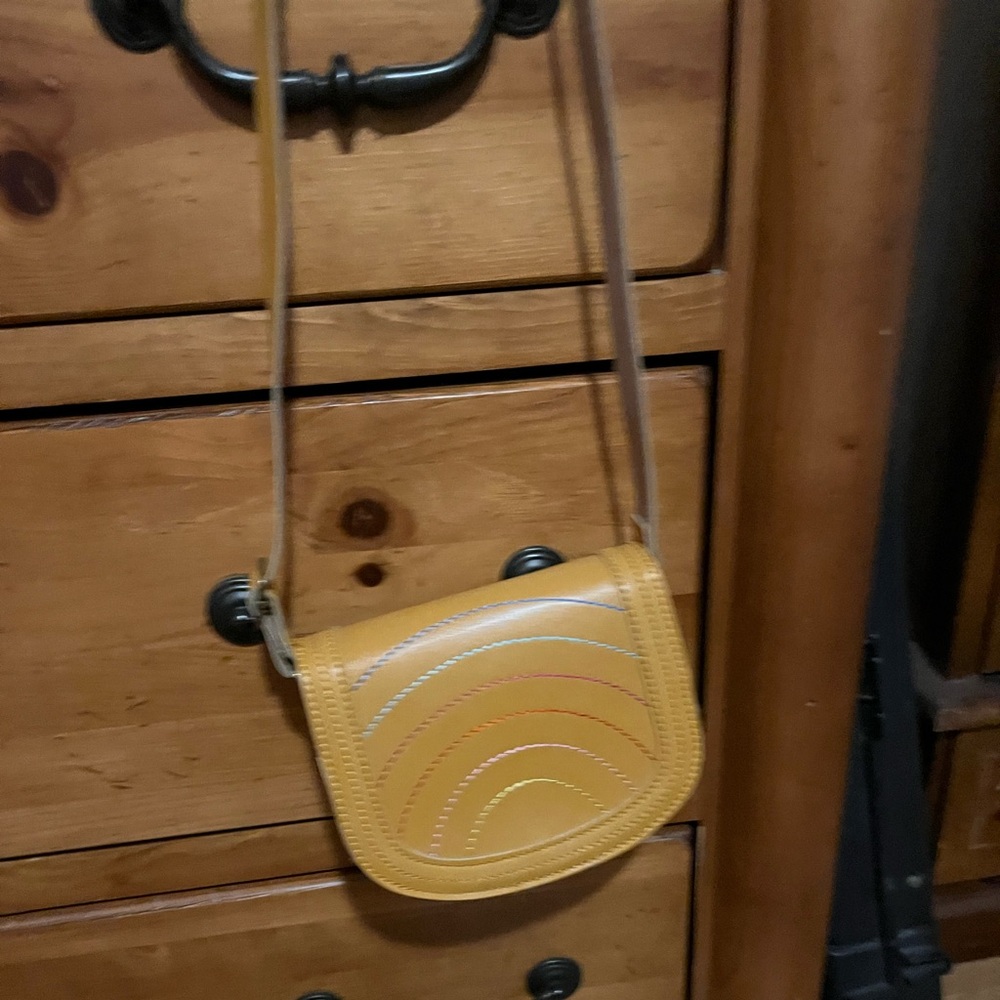 Small, NWOT, tan cross body for young girl